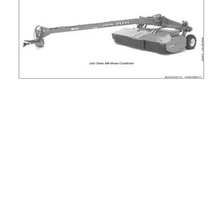 May include: An illustration of a John Deere 946 Mower-Conditioner. The machine is gray and black with the John Deere logo visible. The image includes the text "Identification View" and "Identification Views".