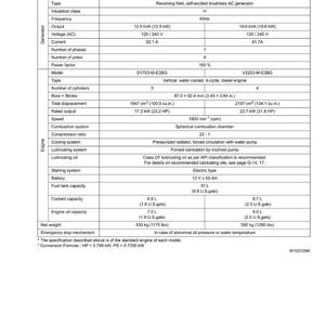 Instrukcja obsługi generatora diesla Kubota KJ 13 20 USA w formacie PDF | Naprawa serwisowa | Natychmiastowe pobranie zdjęcie 10