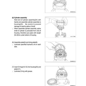 Manual de servicio de la excavadora de ruedas HYUNDAI R200W-7 / PDF / Descarga instantánea imagen 4