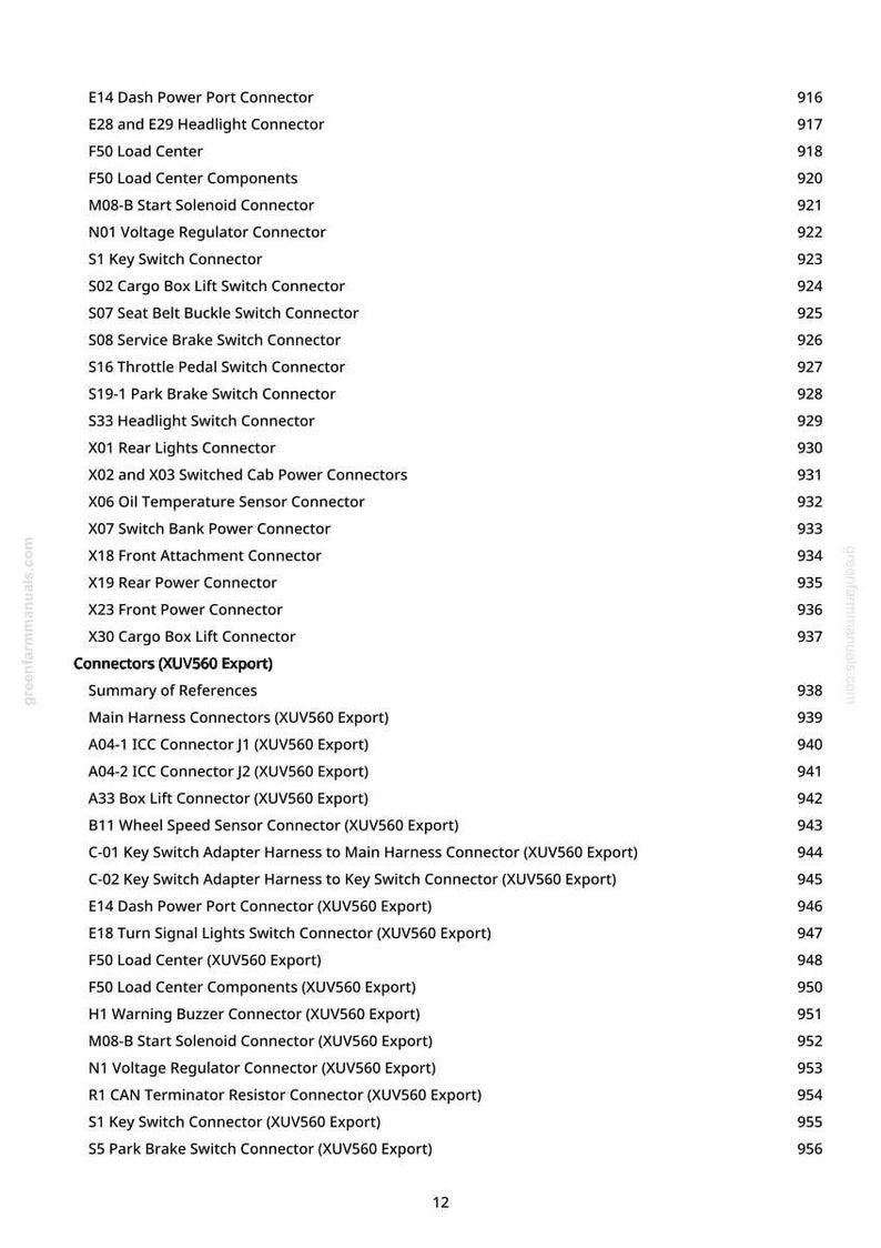 John Deere Xuv 560E S4, Xuv 560E Utility Vehicle Technical Manual Pdf | Instant Download image 7