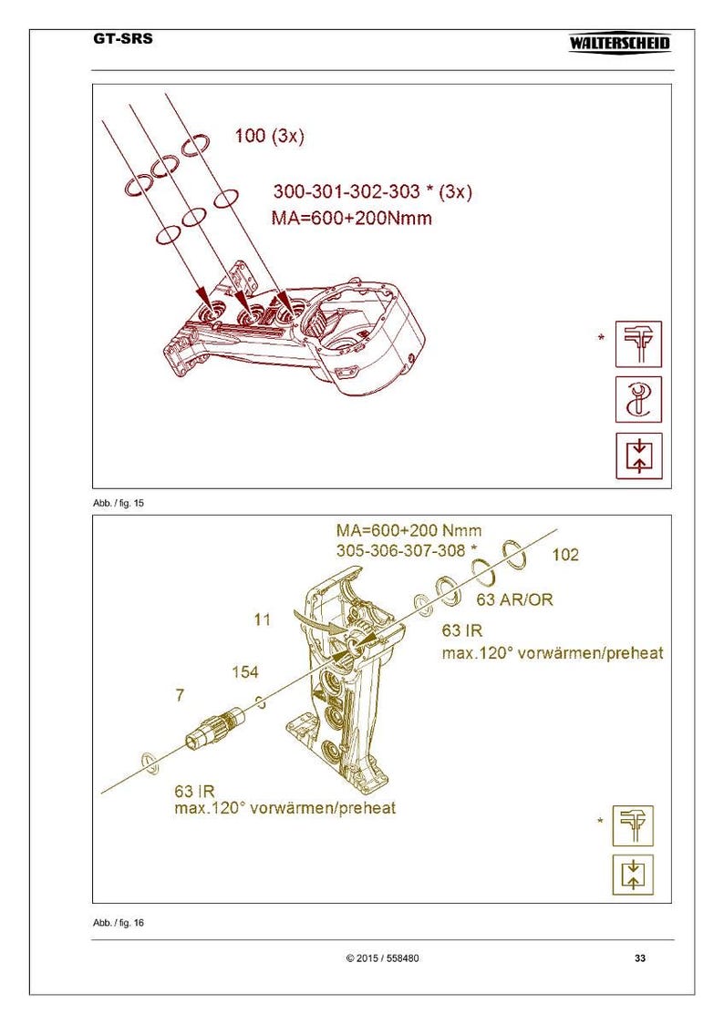 Walterscheid Gt-Srs uwg 558480 Onderste rolversnellingsbak Werkplaatshandboek pdf | Servicereparatie | Direct downloaden afbeelding 9