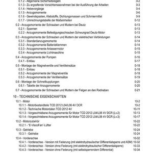 Deutz-Fahr Agrotron ttv 410 420 430 Traktor Werkstatt-Handbuch PDF | Service Reparatur | Sofort Download Bild 3
