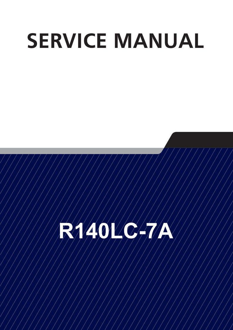 HYUNDAI R140LC-7A Crawler Excavator Service Manual | PDF | Instant Download image 1