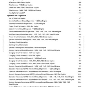 Teknisk manual för John Deere 1400, 1420, 1435, 1445, 1545, 1565 serie II frontklippare, PDF | Direkt nedladdning bild 10
