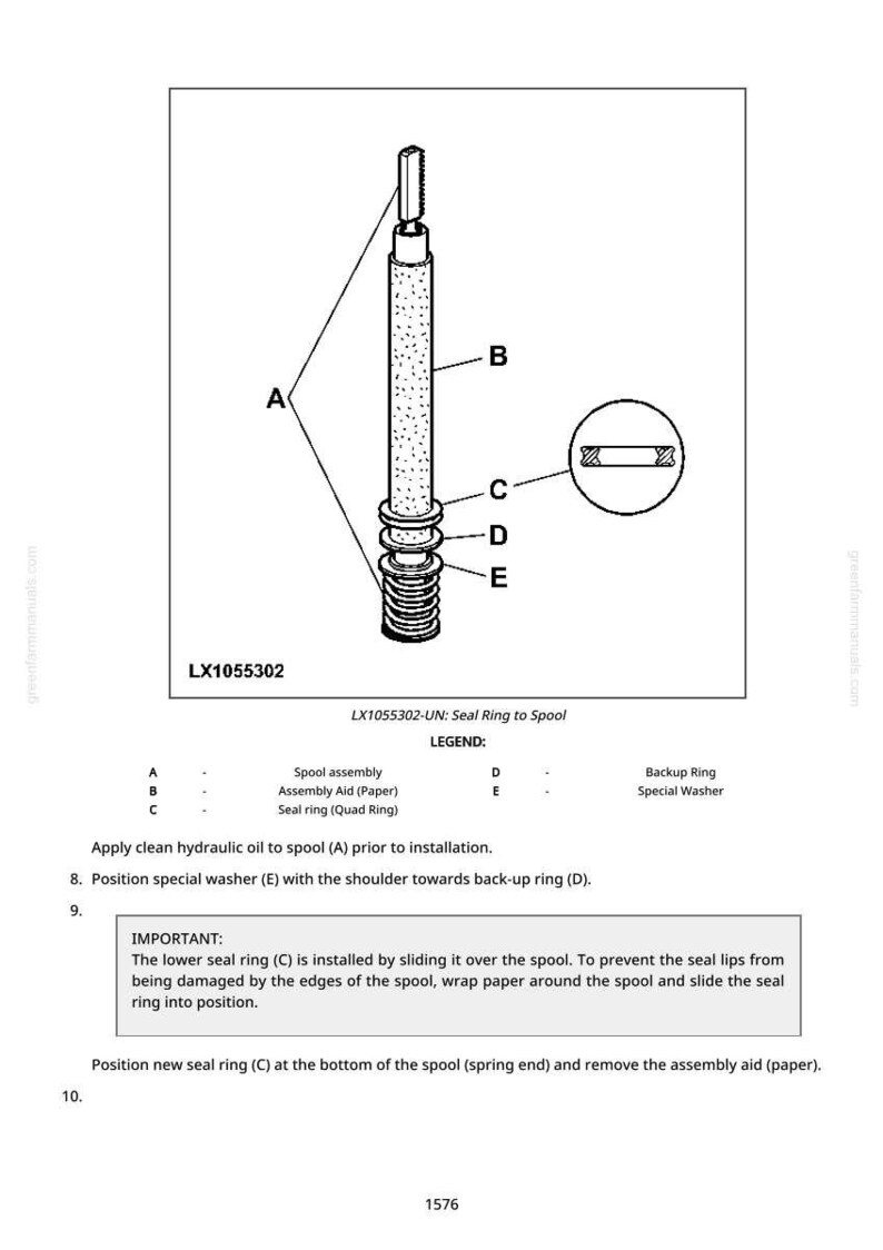 John Deere 6230R, 6250R traktor reparationsmanual PDF | Serviceverkstad | Direkt nedladdning bild 9