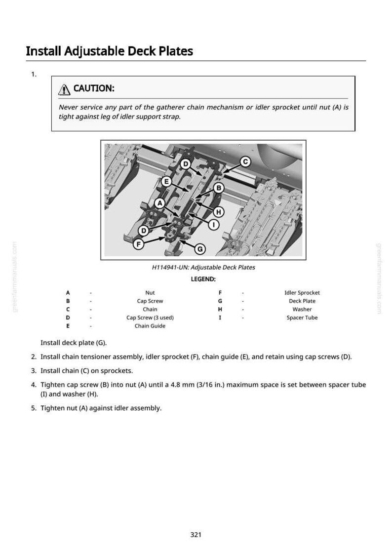 John Deere 608Fc majsaggregat Teknisk manual PDF | Direkt nedladdning bild 10