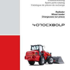 Weidemann 4070Cx80lp Wheel loader Parts Manual PDF | Illustrated Catalog | Instant Download image 2