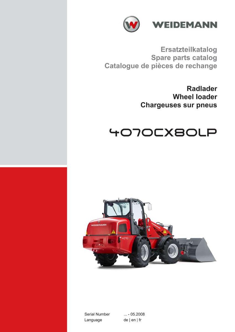 Weidemann 4070Cx80lp Wheel loader Parts Manual PDF | Illustrated Catalog | Instant Download image 2