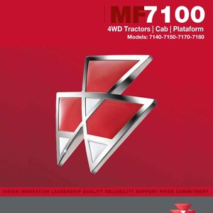 Massey ferguson 7100 Series 4wd 7140 7180 Tractor Service Manual PDF | Workshop Repair | Instant Download image 2