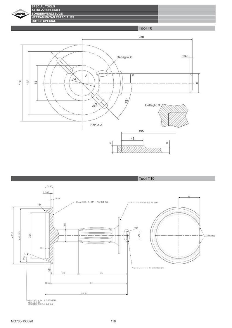 Dana 708 130 S20 Axel Verkstadsmanual PDF | Service Reparation | Direkt Nedladdning bild 11