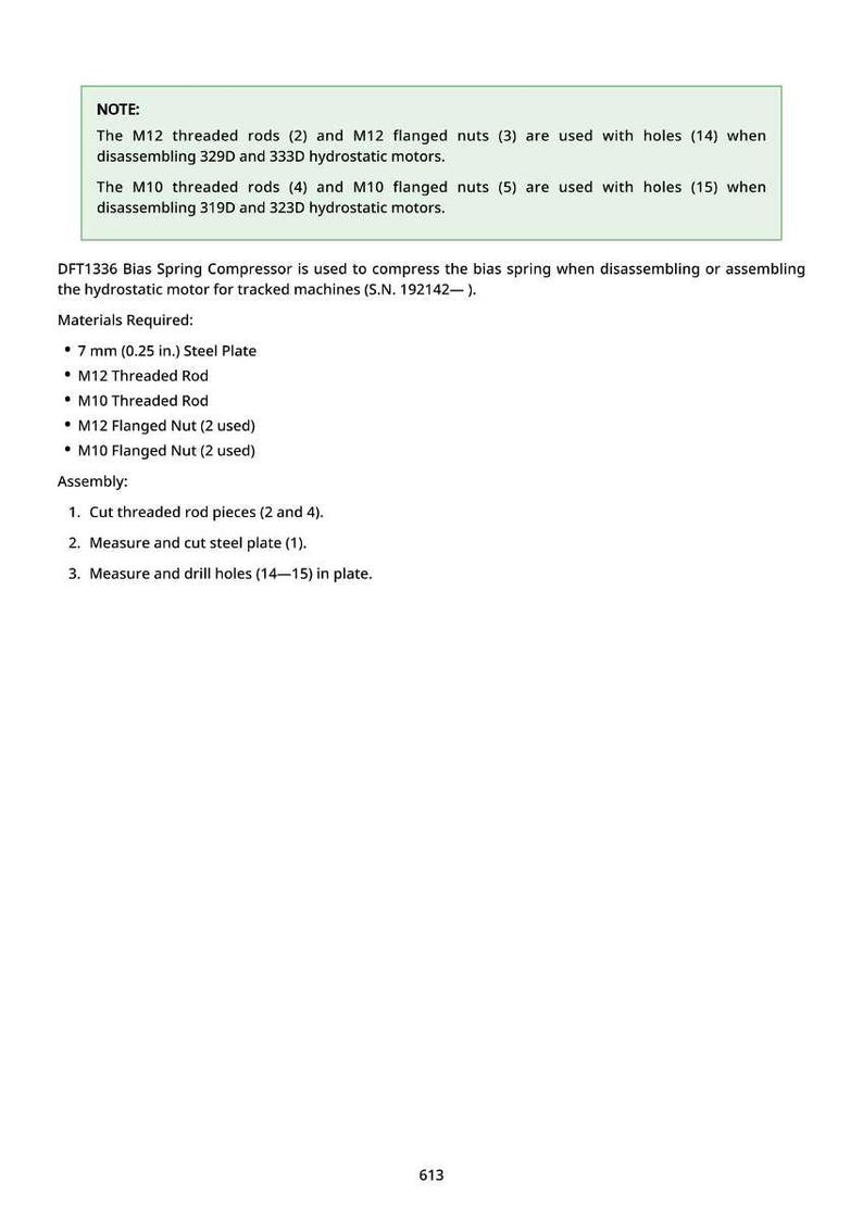 John Deere 326D, 328D, 329D, 332D, 333D Kompaktlastare Reparationsmanual Pdf | Serviceverkstad | Direktnedladdning bild 10