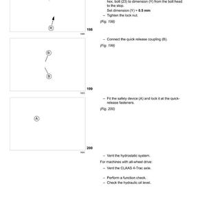 Manual de reparación en PDF para la cosechadora Claas Lexion 510, 520 y 560 / Servicio de taller / Descarga instantánea imagen 3