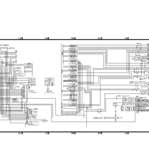Puede incluir: Un diagrama esquem&aacute;tico detallado en blanco y negro con numerosas l&iacute;neas, cuadros y etiquetas de texto. El diagrama est&aacute; etiquetado como "HE466 July 99". El diagrama parece ser un dise&ntilde;o de cableado o circuito.