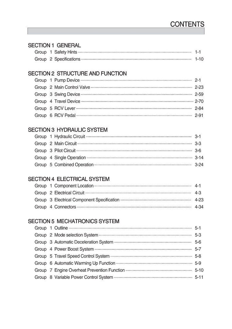 HYUNDAI HX235LCRT3 Crawler Excavator Service Manual | PDF | Instant Download image 1
