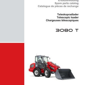 Weidemann 3080 T Telescopic loader Parts Manual PDF | Illustrated Catalog | Instant Download image 2