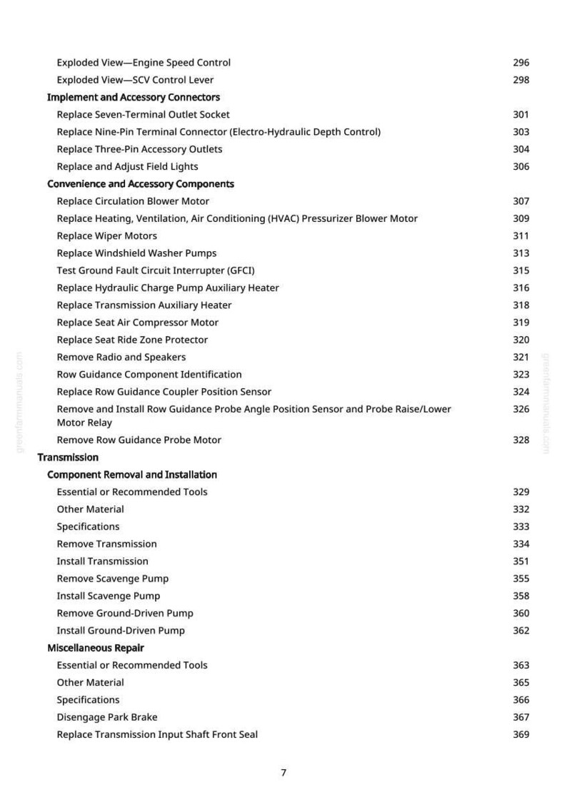 Puede incluir: Una p&aacute;gina detallada de un manual, que enumera varios procedimientos de reparaci&oacute;n de autom&oacute;viles. El texto incluye secciones sobre conectores, componentes y trabajos de transmisi&oacute;n, con n&uacute;meros de p&aacute;gina. La p&aacute;gina es blanca con texto negro.