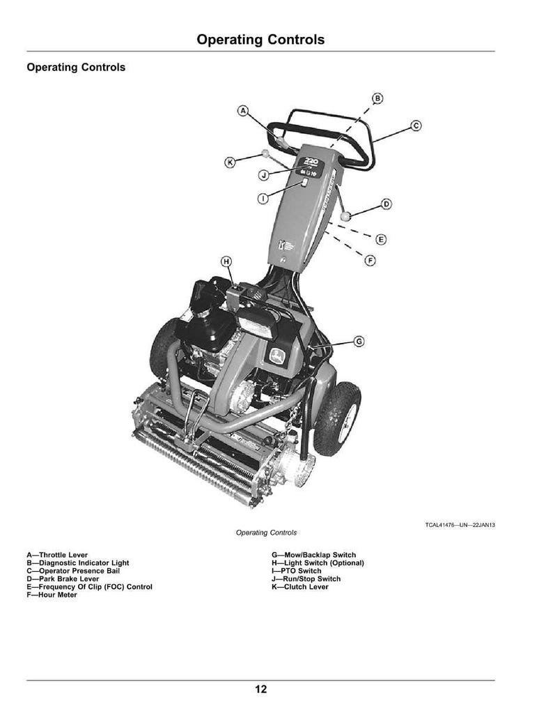 Manual del operador de la segadora híbrida John Deere 180, 220 E-Cut (PDF) imagen 10