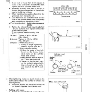 Komatsu PC300-6 PC300LC-6 Anpassad Grävmaskin Servicemanual bild 8