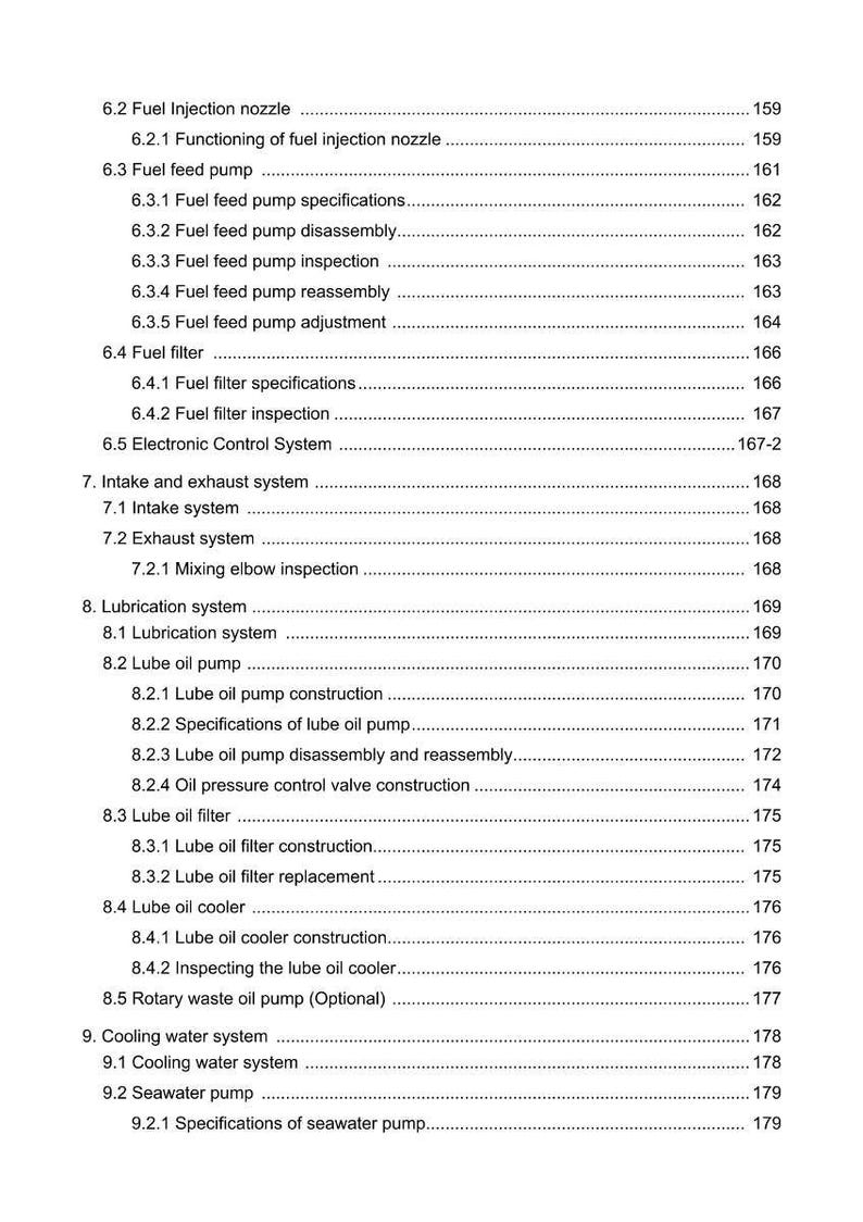 Manuale di servizio per motore marino Yanmar 6Ly3 etp stp utp in formato PDF / Riparazione in officina / Download immediato immagine 8