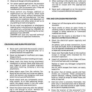 Liebherr R 900 - R942 Litronic hydraulisk grävmaskin Servicemanual PDF | Verkstadsreparation | Direktnedladdning bild 8