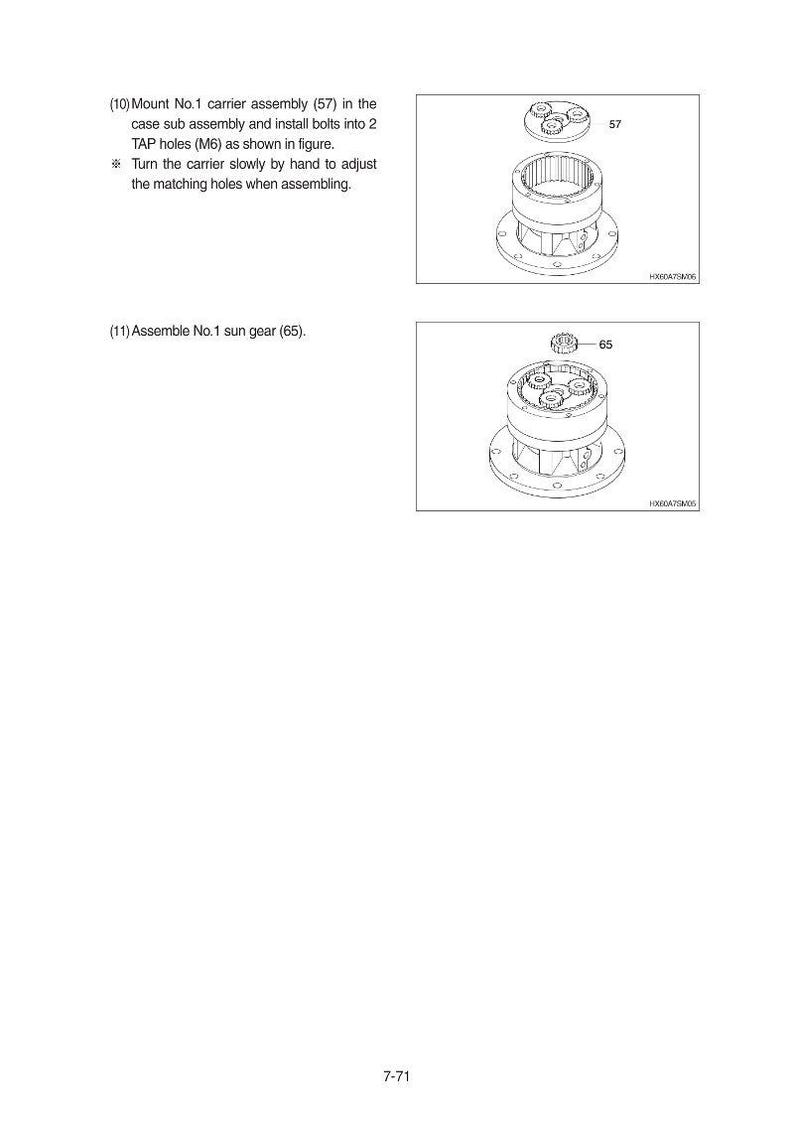 HYUNDAI HX60A Crawler Excavator Service Manual | PDF | Instant Download image 5
