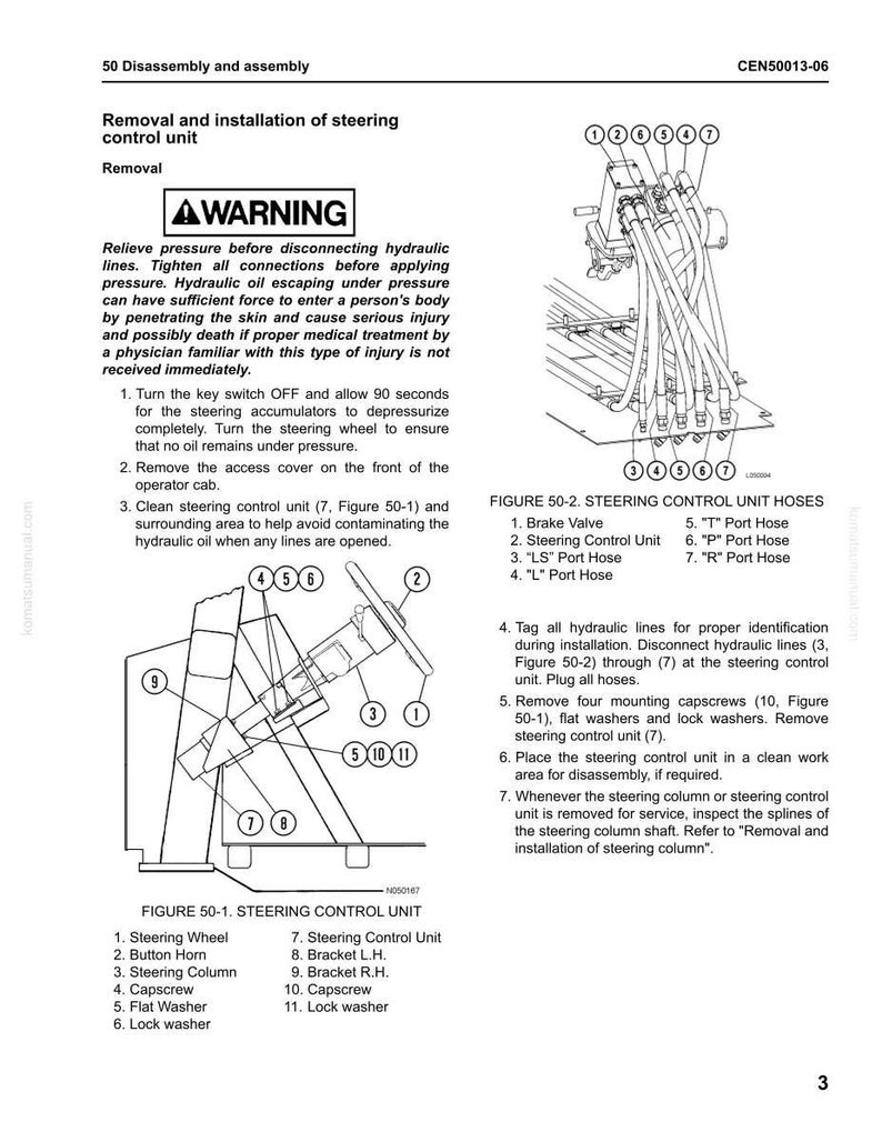 Komatsu 860E-1KT Dump Truck Servicemanual Reparation Verkstad PDF Ladda ner bild 9