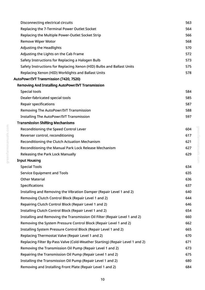 Peut inclure: Une page de manuel avec une liste de proc&eacute;dures de r&eacute;paration automobile, notamment les circuits &eacute;lectriques, les composants de transmission et les t&acirc;ches d'entretien du moteur. Texte noir sur fond blanc.