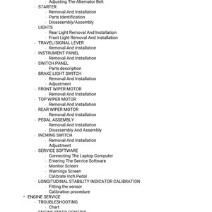 Manuale di servizio PDF per sollevatore telescopico Massey Ferguson MF8925 MF 8926 Tier3 Xtra / Riparazione in officina / Download immediato immagine 8