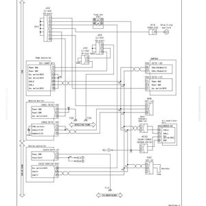 May include: Detailed circuit diagram related to CAN communication, featuring various components like switches, controllers, and connectors. The diagram includes text labels, electrical symbols, and connection lines, with voltage specifications.