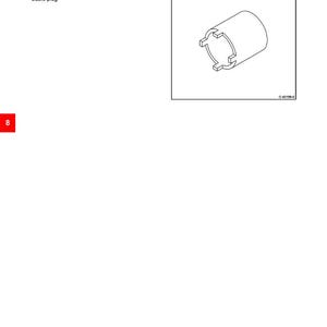 Puede incluir: Ilustraci&oacute;n t&eacute;cnica de una llave de tuercas ranuradas, una herramienta cil&iacute;ndrica con ranuras internas, probablemente para uso mec&aacute;nico. La imagen incluye el texto "Special tools", "6692" y "Cable plug". La marca "DEUTZ" tambi&eacute;n es visible.