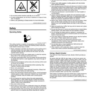 John Deere Z525e, Z535m, Z540m, Z535r, Z540r Mäher Bedienungsanleitung PDF | Besitzer Anleitung | Sofort Download Bild 9
