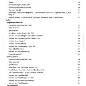John Deere 410R, 412R, 612R, 616R Self-Propelled Sprayer Repair Manual Pdf | Service Workshop | Instant Download image 5