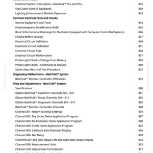 Teknisk manual för John Deere 450 M, 450 M förskärare och 550 M balpress i PDF-format | Direkt nedladdning bild 7
