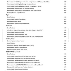 John Deere 9660 Cts Självgående Skördetröska Teknisk Manual Service PDF Verkstad Nedladdning bild 9