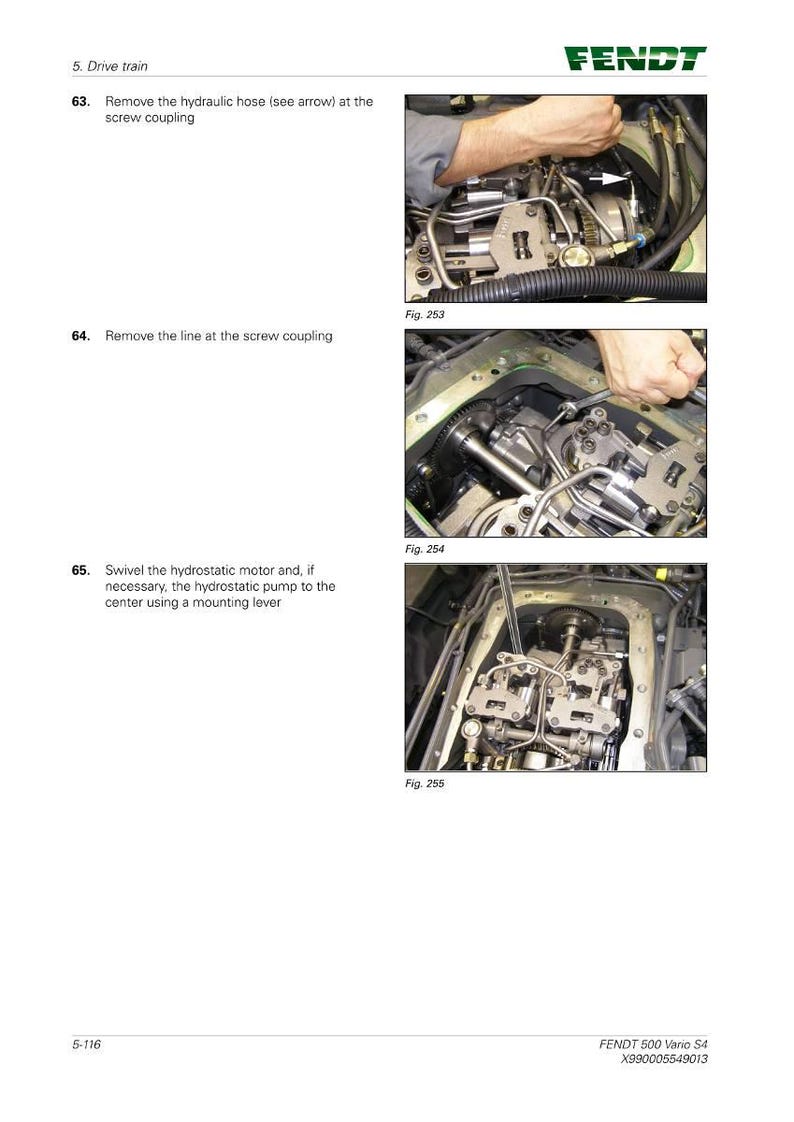 Fendt 500 Vario s4 Tractor Workshop Manual PDF | Service Repair | Instant Download image 6