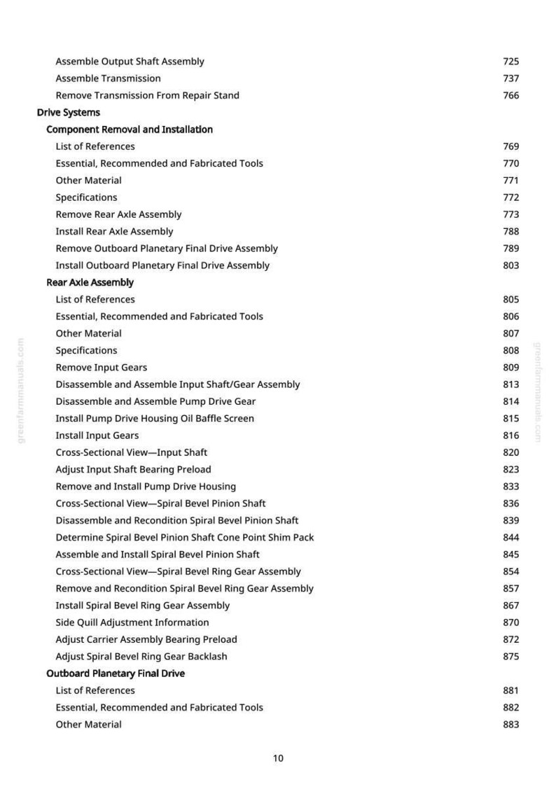 John Deere 8230T, 8330T, 8430T Tractor Repair Manual Pdf | Service Workshop | Instant Download image 11