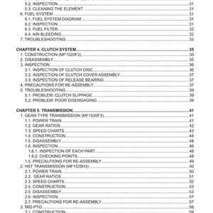 Massey ferguson 1520 1525 Compact tractor Service Manual PDF | Workshop Repair | Instant Download image 8