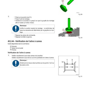 Puede incluir: Diagrama t&eacute;cnico en franc&eacute;s que muestra componentes mec&aacute;nicos e instrucciones de montaje. Incluye ilustraciones de piezas, pasos de montaje y un esquema para medir componentes. Para la reparaci&oacute;n de autom&oacute;viles.