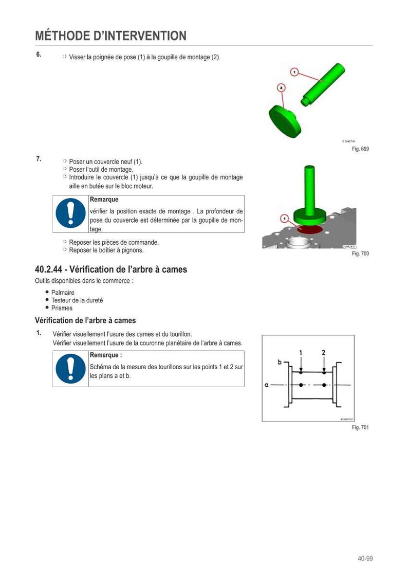 Puede incluir: Diagrama t&eacute;cnico en franc&eacute;s que muestra componentes mec&aacute;nicos e instrucciones de montaje. Incluye ilustraciones de piezas, pasos de montaje y un esquema para medir componentes. Para la reparaci&oacute;n de autom&oacute;viles.