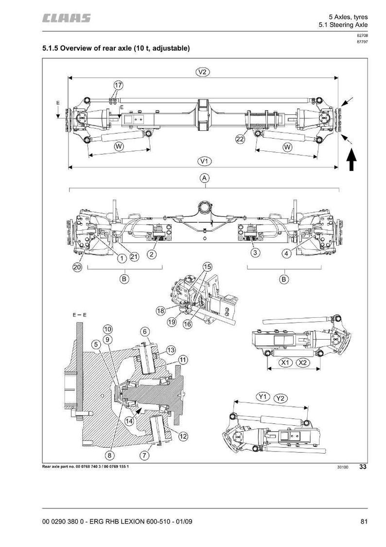 Claas Lexion 510-560, Lexion 570-600 Supplement Repair Manual PDF | Service Workshop | Instant Download image 6