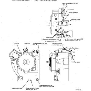Komatsu FD100 FD115 FD135 FD150E FD160E-6 Gaffeltruck Servicemanual Reparation Verkstad Pdf Ladda ner bild 10