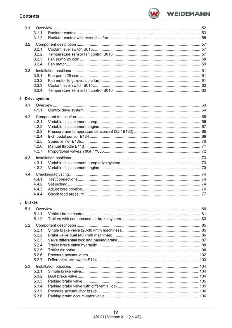 Servicehandleiding Weidemann T7035 t7042 verreiker, pdf | Werkplaatsreparatie | Direct downloaden afbeelding 4