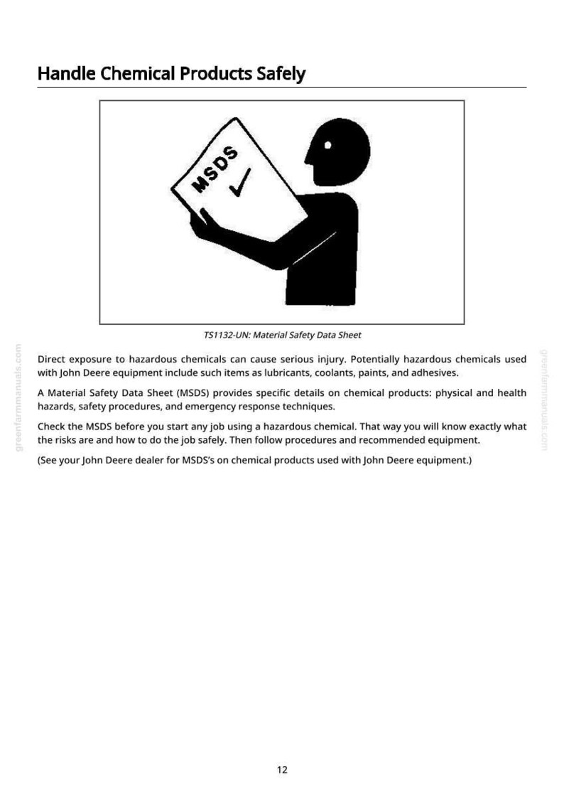 Pode incluir: Ilustra&ccedil;&atilde;o em preto e branco de uma pessoa segurando um documento rotulado como "MSDS" com uma marca de verifica&ccedil;&atilde;o. O texto "Manuseie produtos qu&iacute;micos com seguran&ccedil;a" est&aacute; no topo. Folha de dados de seguran&ccedil;a.