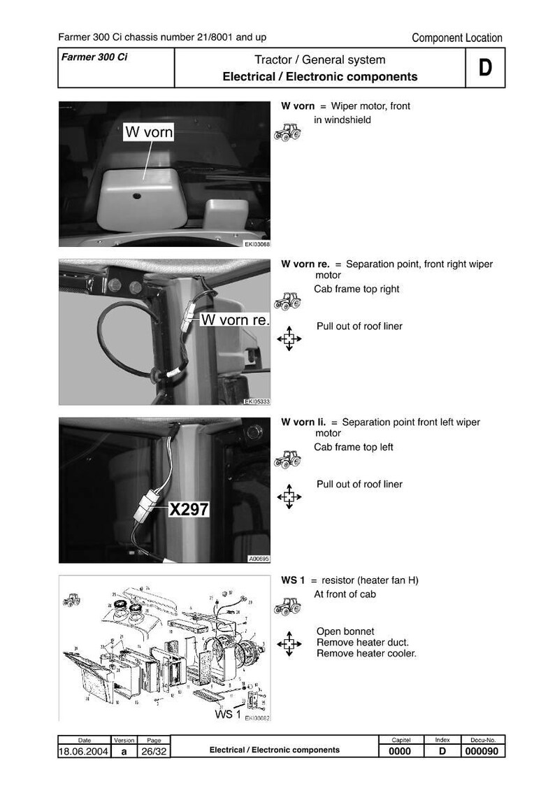 Fendt Farmer 300 ci トラクター サービス トレーニング マニュアル PDF | トレーニング ガイド | 即時ダウンロード 画像 4