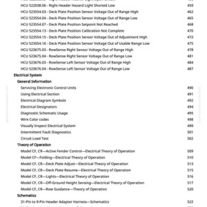 Peut inclure: Une page de manuel avec une liste de diagnostics et de sch&eacute;mas du syst&egrave;me &eacute;lectrique. Le texte comprend des codes de diagnostic, des descriptions et des num&eacute;ros de page. Le document est pour un v&eacute;hicule.