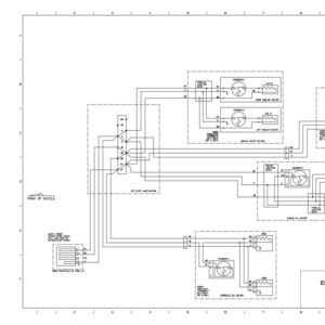 May include: A detailed black and white electric schematic diagram with text that reads "XS6335-0 SEPT 08 ELECTRIC SCHEMATIC HOT START OPTION 830E-1AC A30240 & UP SHEET 36 OF 36". The diagram includes various electrical components and wiring.