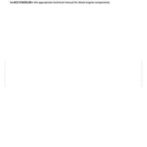 Pu&ograve; includere: Pagina bianca con testo nero che descrive informazioni sui guasti del motore. Il testo recita: EC2 516255.05 - Motore, Guasto - Guasto del circuito alla valvola di controllo del volume del carburante n. 2. Testo aggiuntivo.