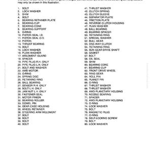 May include: A detailed diagram from a shop manual, labeled "SHOP MANUAL SECTION G-01.13K." The image features an exploded view of an AWD gear box, with numbered parts and a corresponding parts list. The text is in black on a white background.