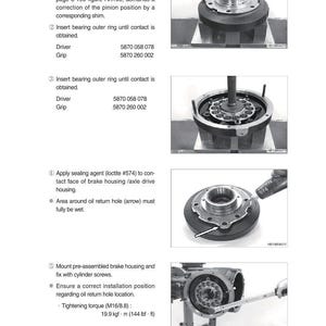 May include: Technical diagram with step-by-step instructions for automotive repair. Includes images of mechanical components, part numbers, and torque specifications. The text includes instructions for applying sealant and tightening bolts. The diagram also includes the text "3-179".