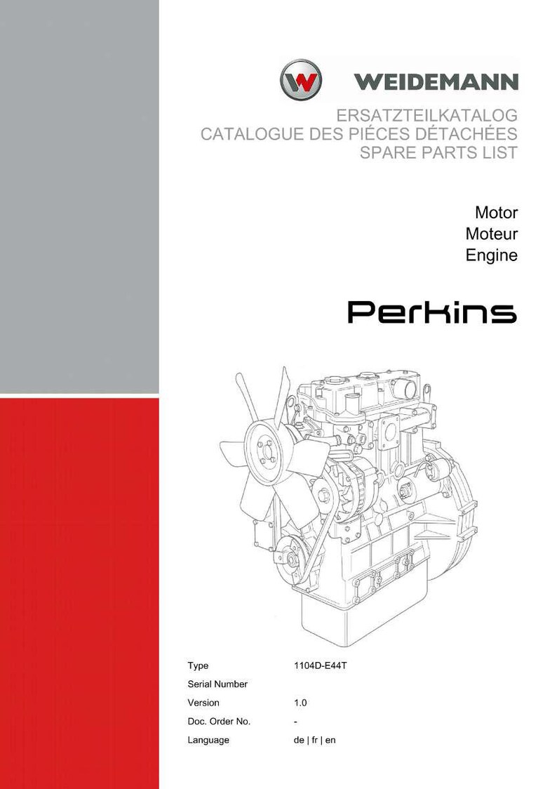 Perkins 1104D e44t motordelsmanual PDF | Illustrerad katalog | Direktnedladdning bild 2